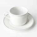 European pastoral small luxury bone coffee cup